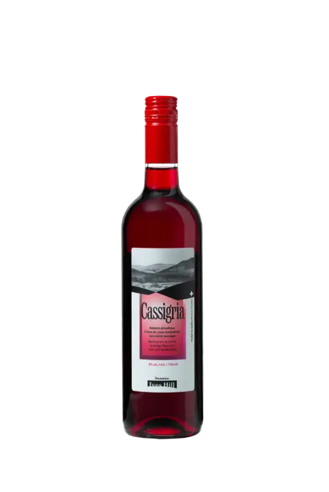 Bottle of Cassigria cassis wine