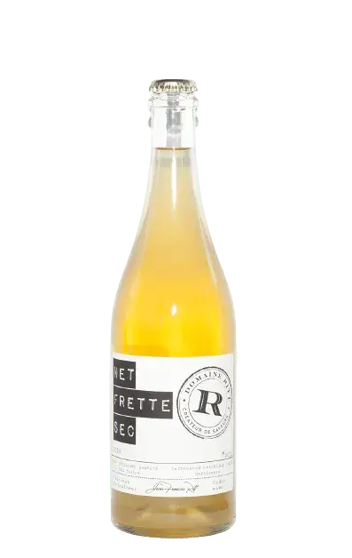 A bottle of Domaine RITT Net Frette Sec cider