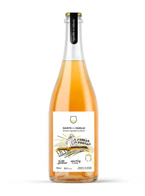 Bottle of Fermier de famille cider