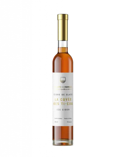 Bottle of Cuvée des Ti-Coq ice cider