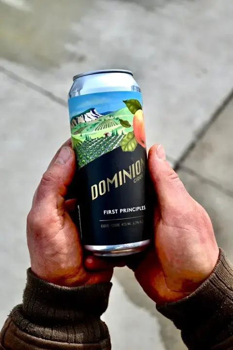 First Principles cider from Dominion Cider