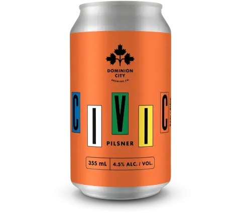 Civic Pilsner can