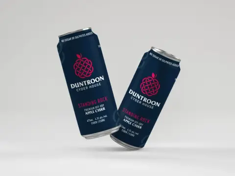 A can of Duntroon Standing Rock cyder
