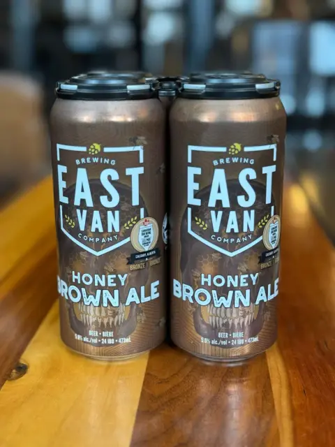 East Van Brewing Humble Hive Honey Brown 4-pack