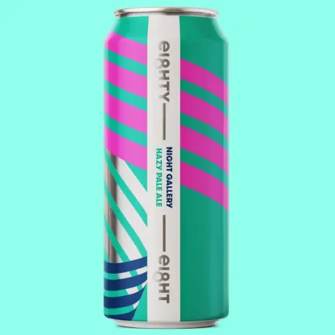 Eighty-Eight Brewing Night Gallery hazy pale ale can