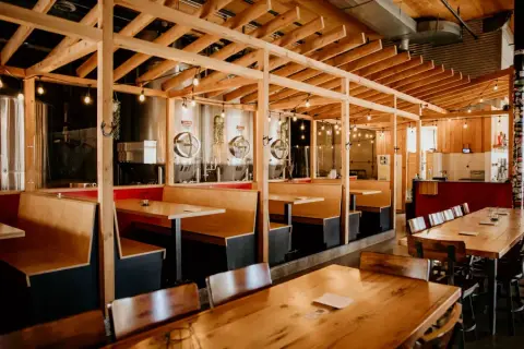 Farm Country Brewing taproom interior