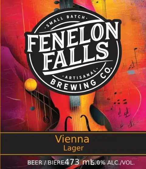 Vienna Lager 473 mL can label