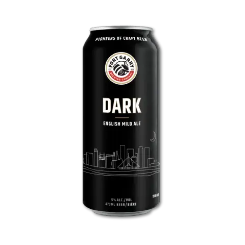A can of Fort Garry Dark