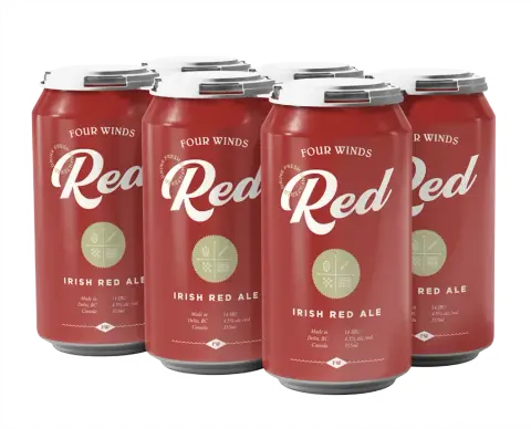Four Winds Red Irish red ale 6-pack of cans