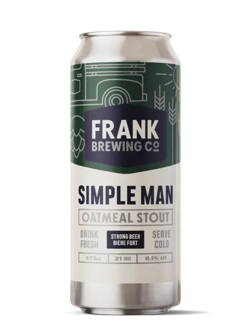 Simple Man Oatmeal Stout can