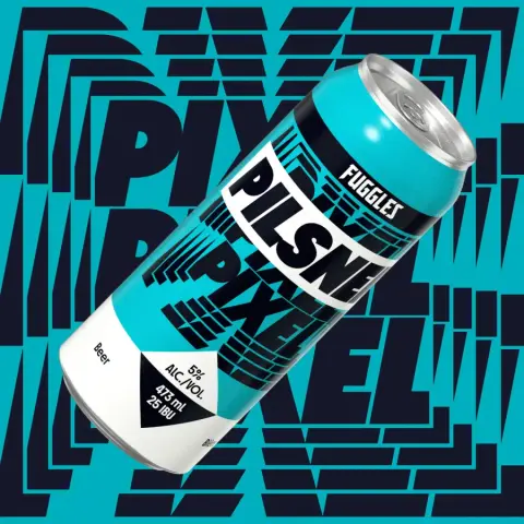 Fuggles Pixel Pilsner can