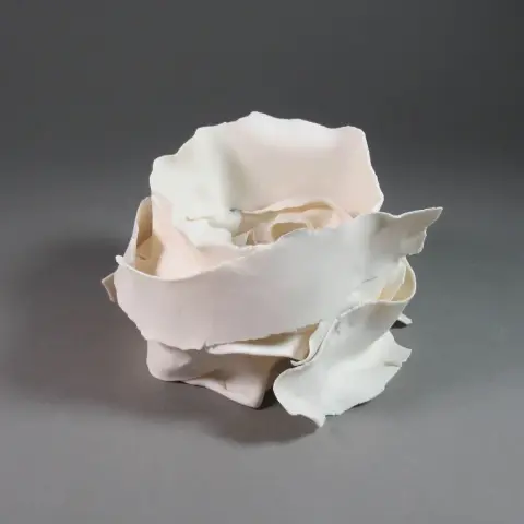 Translucent Porcelain Nest Sculpture