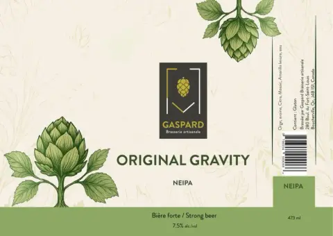 Label of Gaspard Original Gravity NEIPA