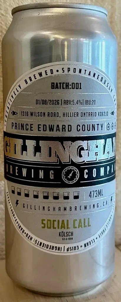 Can of Gillingham Social Call Kölsch