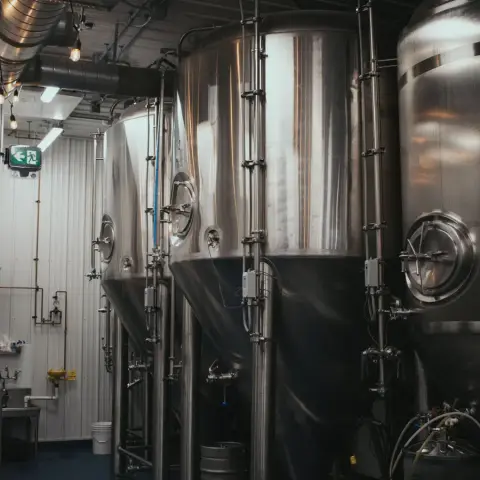 Fermenters in the Good Neighbour brewery