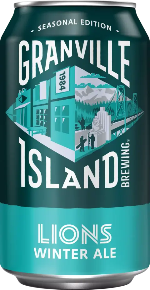 A can of Granville Island Lions Winter Ale