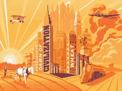 Dawn of Civilization wheat beer can