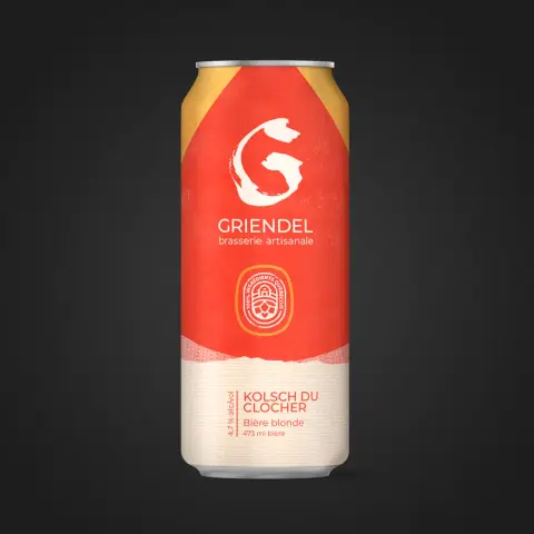 Can of Griendel Kolsch du Clocher