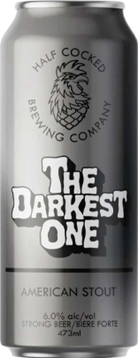 The Darkest One American stout can