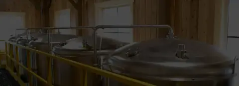 Brewing tanks at Half Hitch Brewing