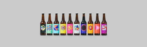 Halo Brewery bottles