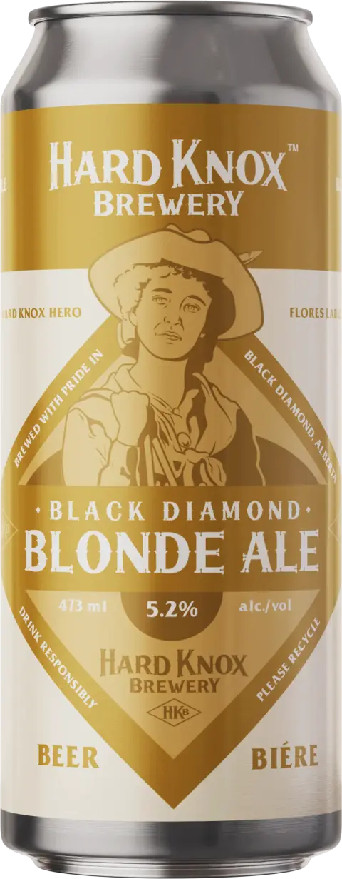 Hard Knox Black Diamond Blonde Ale can