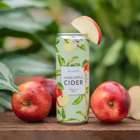 Heeman's Dry Empire Hard Cider can
