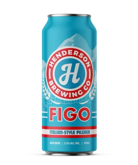 Can of FIGO Italian pilsner