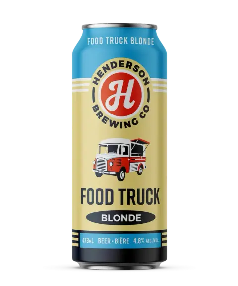 Can of Food Truck lagered blonde