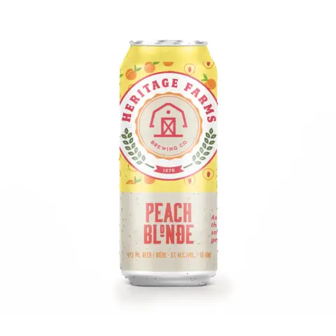 Can of Heritage Farms Peach Blonde