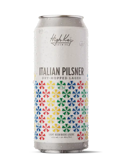High Key Italian Pilsner can