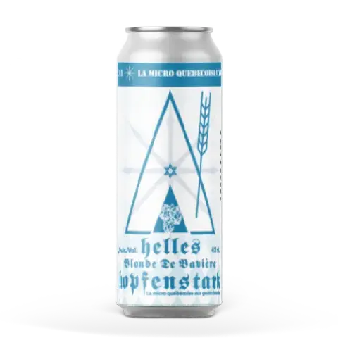Hopfenstark Helles, a Bavarian-style blond lager