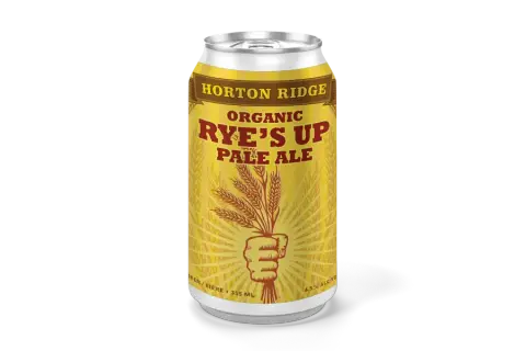 Can of Horton Ridge Organic Rye's Up Pale Ale