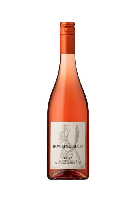 Howling Bluff Rosé bottle
