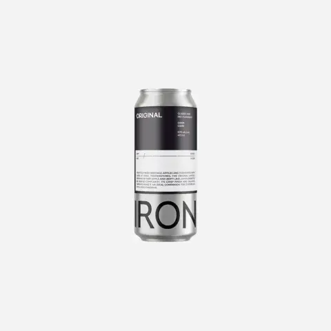 Ironwood Original dry cider can