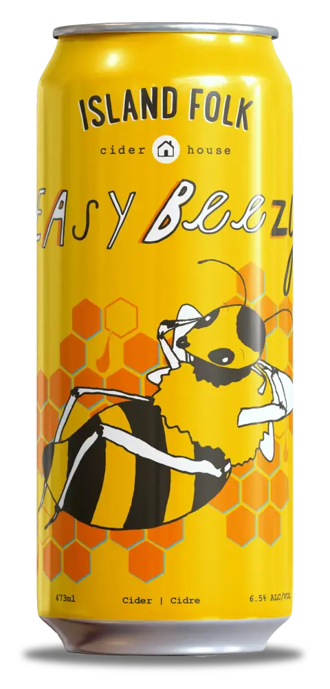 Island Folk Easy Beezy cider can