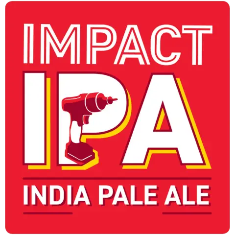 Impact IPA label