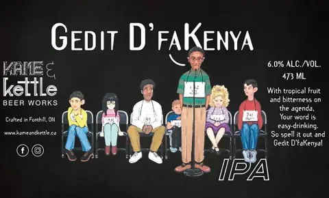 Gedit D'FaKenya IPA from Kame & Kettle