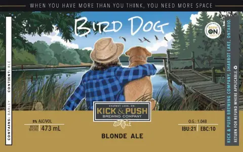 Bird Dog blonde ale from Kick & Push