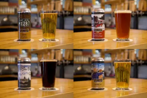 Four Kick & Push beers