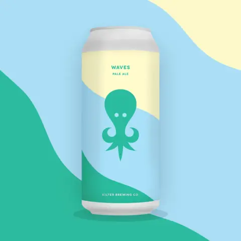 A can of Kilter Waves Juicy Pale Ale