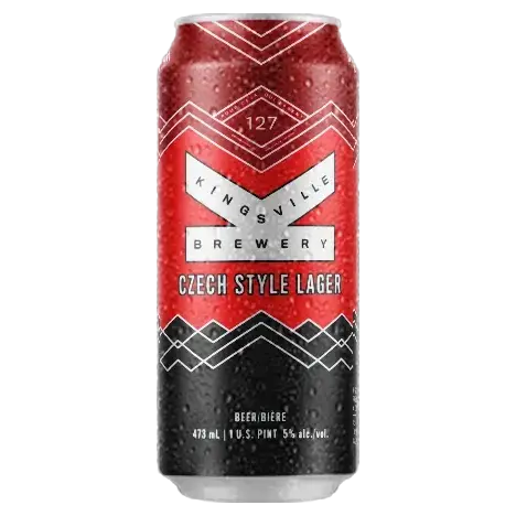 Can of Kingsville Brewery Czech Style Lager