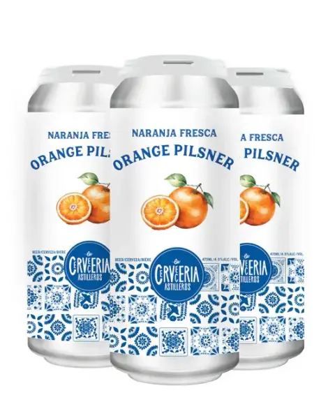 Can of Naranja Fresca Orange Pilsner