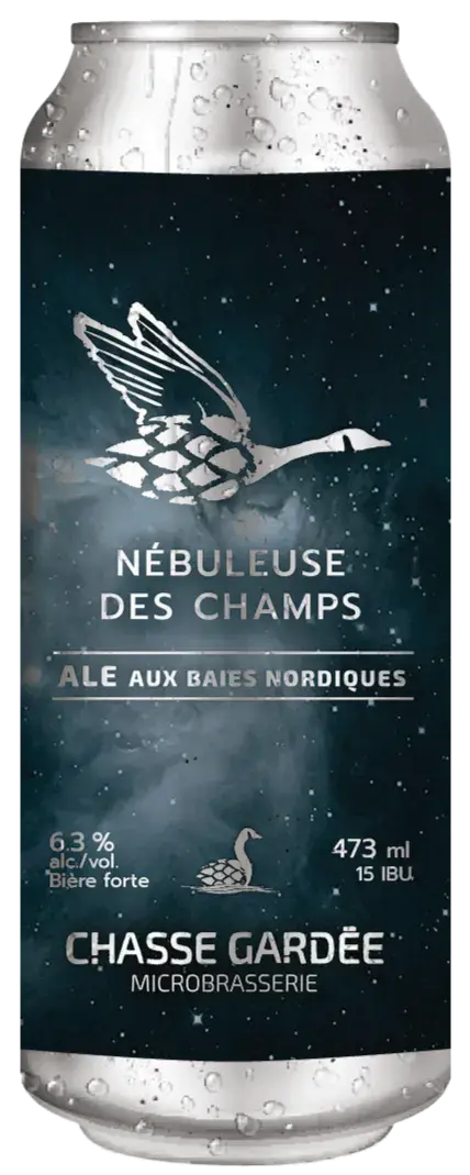 Can of La Nébuleuse des Champs northern berry ale from La Chasse-Gardée