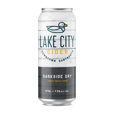 Lake City Cider Darkside Dry can