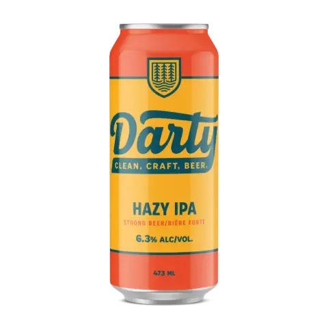 Darty Brewing Hazy IPA can