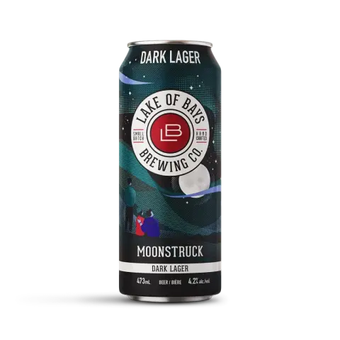 Can of Lake of Bays Moonstruck Dark Lager