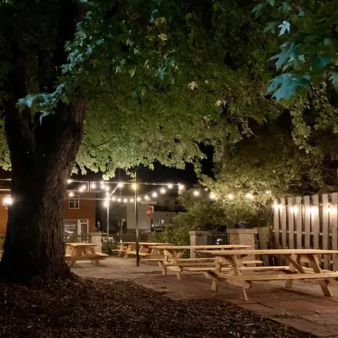 The terrace at L'Ardoise in Richmond