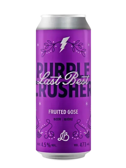 Purple Crusher Fruited Gose can