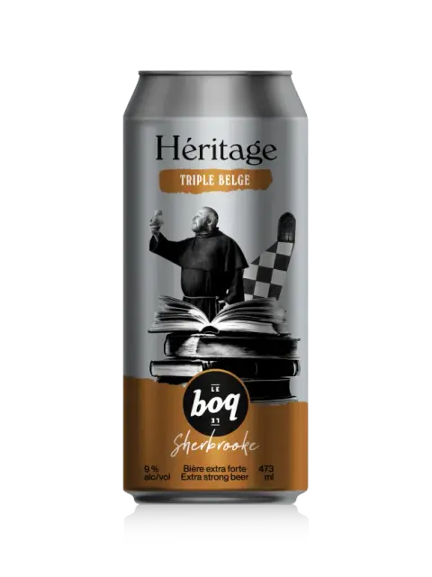 Can of Le Boq Héritage Belgian tripel